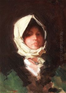Fata Din Rucar by Nicolae Grigorescu