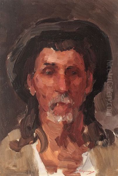 Portrait Of A Peasant (matei Rudaru) - view 1