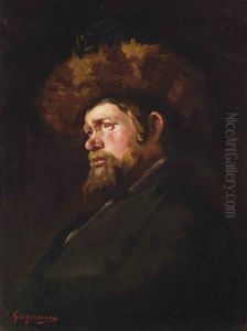 Portrait Of A Gentleman In A Fur Hat, Half-length