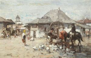Slums Of Campulung by Nicolae Grigorescu