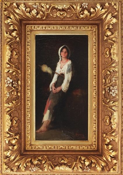 Peasant Girl With Tow - view 1