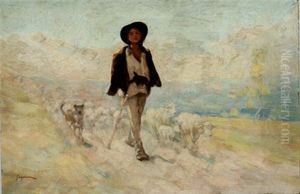 Shepherd by Nicolae Grigorescu