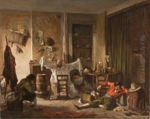 Un Reveil Difficile by Antoine Jean Bail