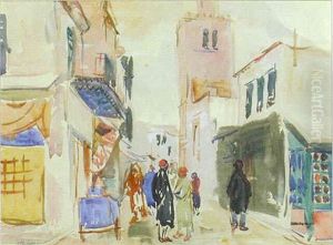 Vue Du Village De Barbizon by Nicolae Grigorescu