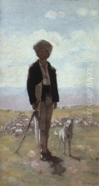 The Young Shepherd by Nicolae Grigorescu