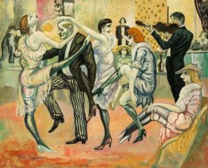 At The Dance Hall by Boris Dmitrievich Grigoriev