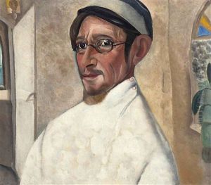 Portrait Of The Actor Nikolai Podgorny As Peter Trofimov In 'the Cherry Orchard' By Anton Chekov