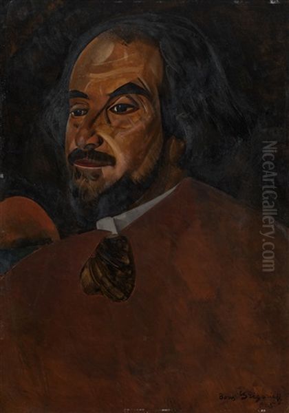 Portrait Of A Man, Said To Be The Actor Nikolai Aleksandrov - view 1