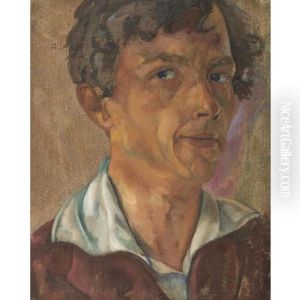 Self Portrait by Boris Dmitrievich Grigoriev