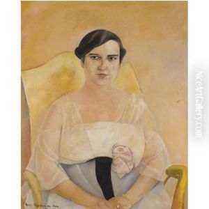 Portrait Of A Lady by Boris Dmitrievich Grigoriev
