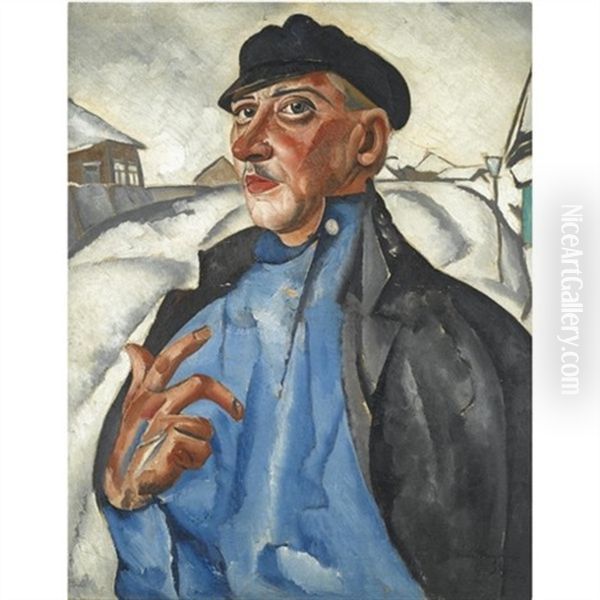 Portrait Of Petr Baksheev In The Role Of Vas'ka Pepel From Maxim Gorky's Na Dne - view 1