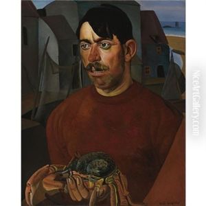 Fisherman by Boris Dmitrievich Grigoriev