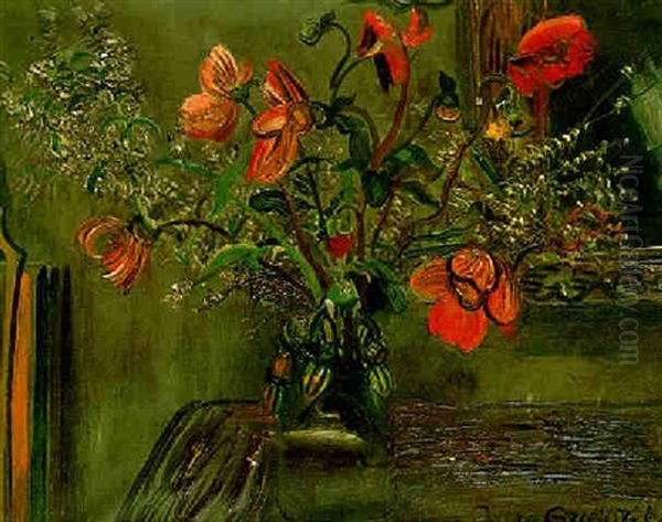 Still Life Of Flowers In A Vase - view 1
