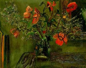 Still Life Of Flowers In A Vase Still Life Of Flowers In A Vase