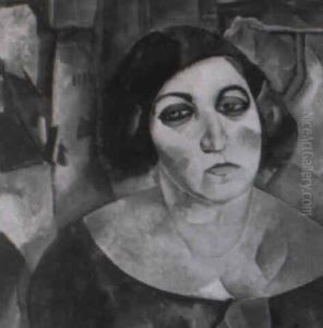 Portrait Einer Dame by Boris Dmitrievich Grigoriev