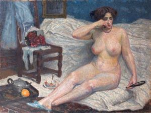 Femme Nue Alanguie by Roger-Maurice Grillon