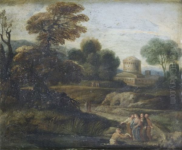 An Italianate Landscape With The Calling Of Saint Peter - view 1