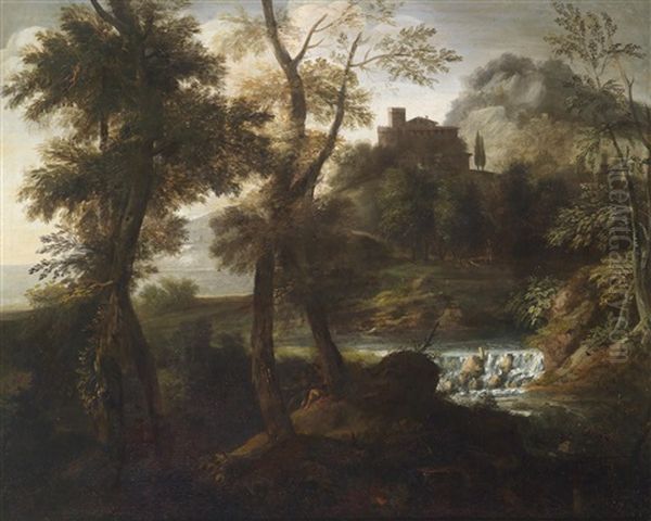 Landschaft Mit Architektur (+ Another, Similar; Pair) - view 1