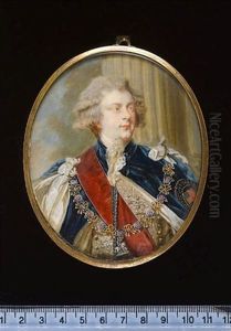 George Iv, King Of Great Britain, As Prince Regent, Wearing Regalia Of The Order Of The Garter