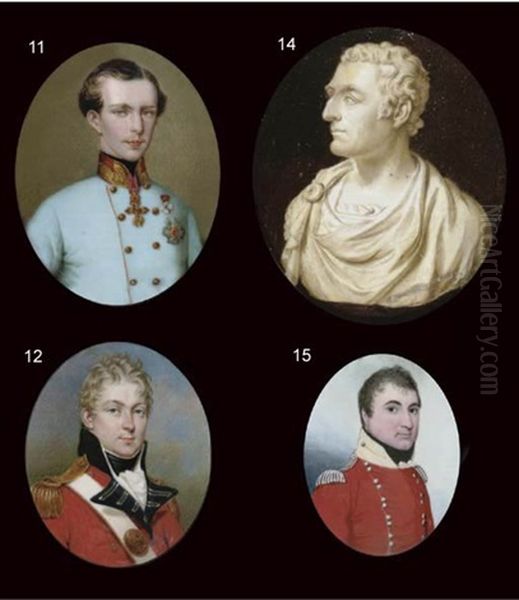 Arthur Wellesley, 1st Duke Of Wellington, (1769-1852), In Profile To Left, In Cloak Fastened With A Button At His Right Shoulder (after Joseph Nollekens R.a.) - view 1