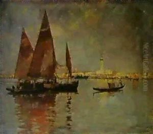 Fishing Boats On The Lagoon, Venice