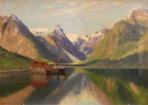 A View Of Fjaerlandsfjord, Norway