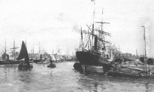 Harbor Scene Harbor Scene