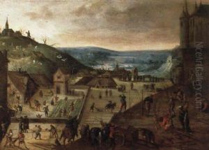 Ein Dorf Mit Zimmerleuten, G,rtnern Und Bauern Bei Der Arbeit