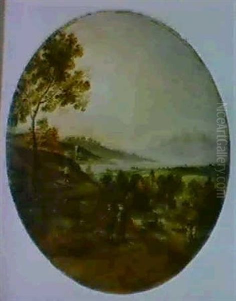 Landschaft Mit Blick Auf Ein Flusstal - view 1