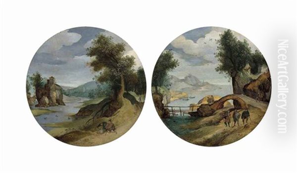 A River Landscape; And A Coastal Landscape - view 1