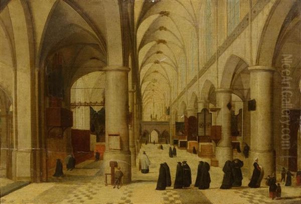View Inside A Church With Visitors - view 1