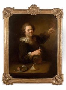 Portrait D"homme Buvant