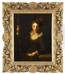 Portrait Of A Girl, Three-quarter Length, Dressed As A Pilgrim