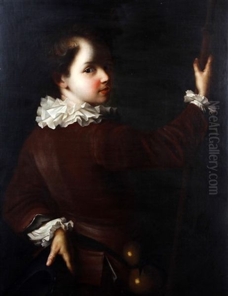 A Young Pilgrim Girl And A Young Pilgrim Boy (pair) - view 1