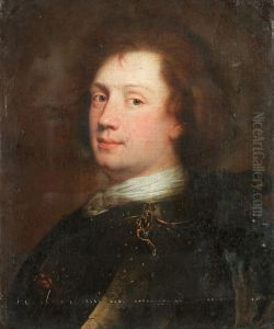 Portrait Of A Man, Bust-length, In A White Cravat And Armour