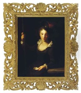 Portrait Of A Girl, Dressed As A Pilgrim
