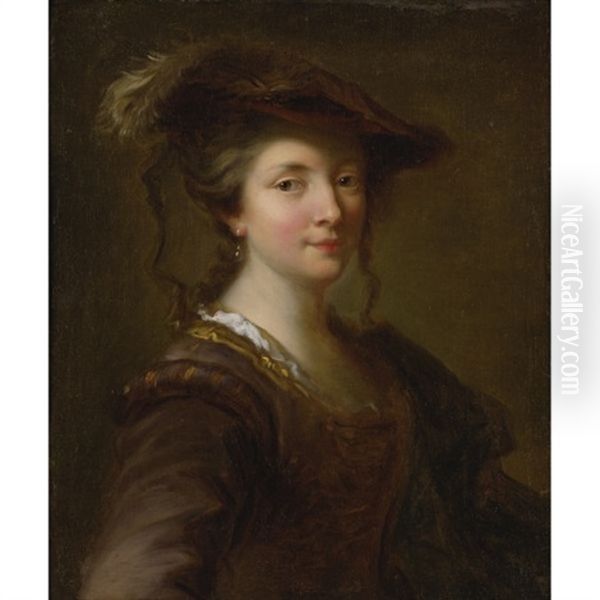 Portrait Of A Lady (louise Julie De Nesle, Comtesse De Mailly?) - view 1