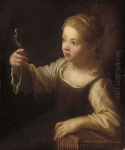 A Girl With A Finch
