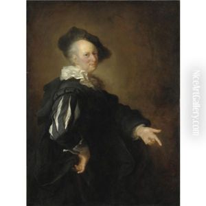 Ritratto Dell'attore Paul Poisson by Alexis Grimou