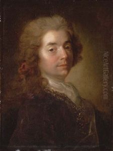 Portrait D'homme A La Veste Brodee