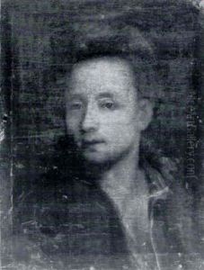Portrait D'artiste (autoportrait?) by Alexis Grimou