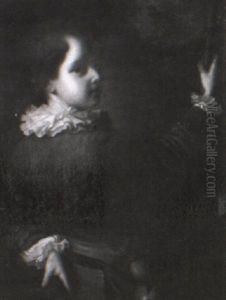 Portrait D'un Jeune Garcon En Pelerin De Saint-jacques