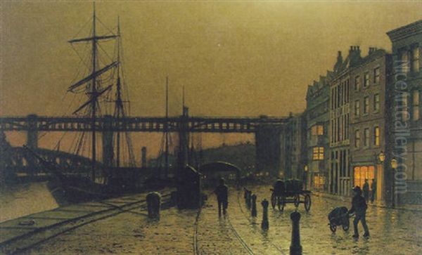 Evening, Tyneside - view 1
