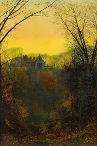 Twilight by John Atkinson Grimshaw