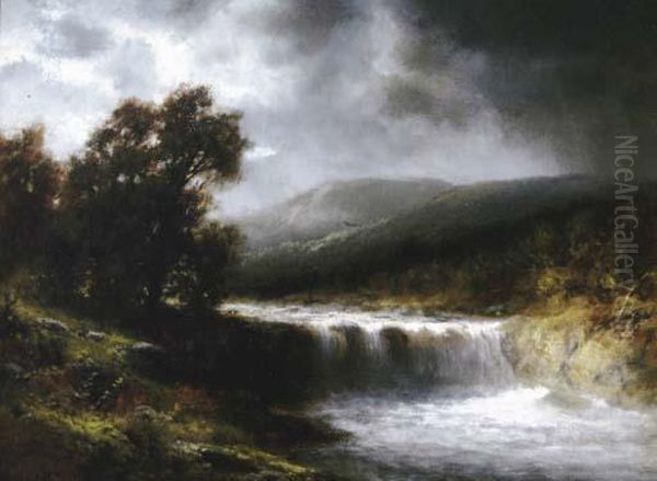 Dappled Light On The Rapids - view 1