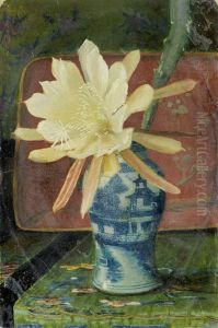 Still Life With A Chinese Blue And White Vase