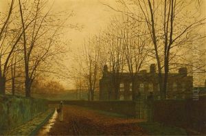 The Last Gleam by John Atkinson Grimshaw