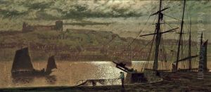 Whitby By Night by John Atkinson Grimshaw