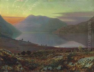 Near Lake Windermere, Cumbria by John Atkinson Grimshaw