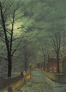 The Gossips, Bonchurch, Isle Of Wight by John Atkinson Grimshaw